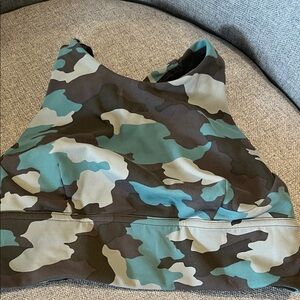 lululemon athletica Camouflage Sports Bra - Blue and Brown